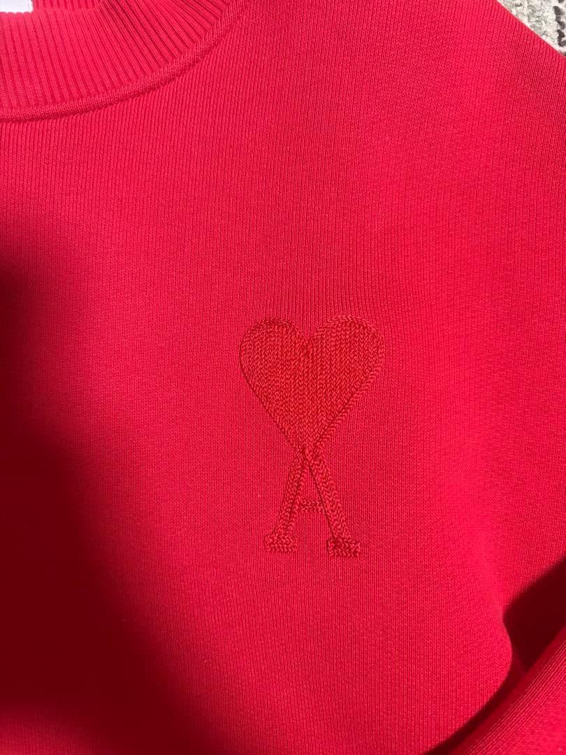 【美品】Ami de Coeur スウェット レッド　アミパリス