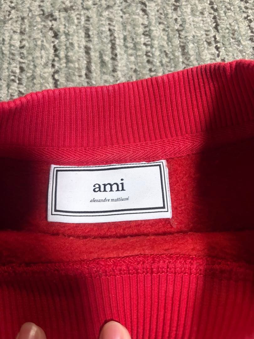 【美品】Ami de Coeur スウェット レッド　アミパリス