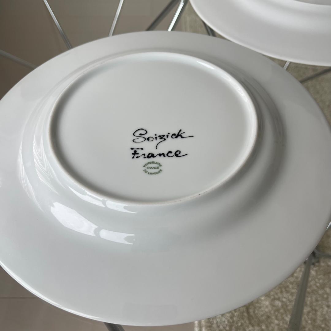 【新品未使用】ソワジック Soizick プレート 大皿 2枚 ラインストーン付