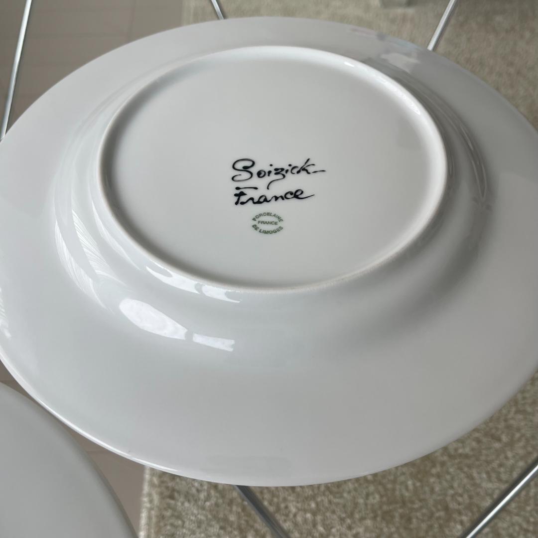【新品未使用】ソワジック Soizick プレート 大皿 2枚 ラインストーン付