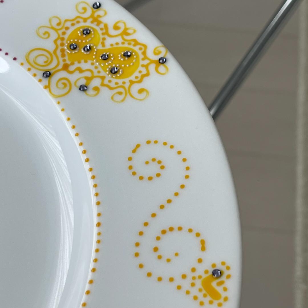 【新品未使用】ソワジック Soizick プレート 大皿 2枚 ラインストーン付