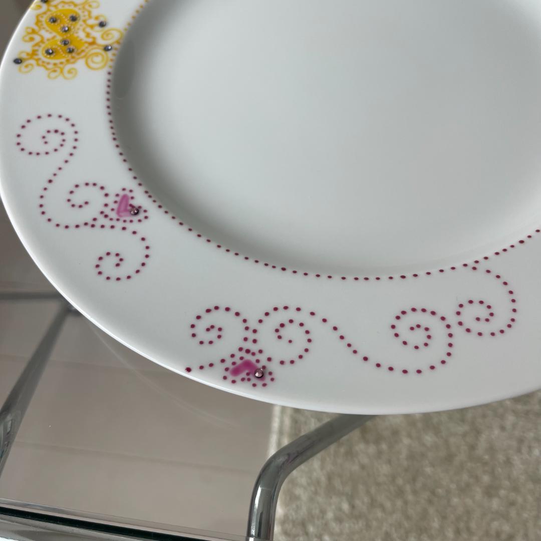 【新品未使用】ソワジック Soizick プレート 大皿 2枚 ラインストーン付