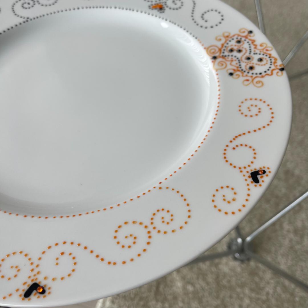 【新品未使用】ソワジック Soizick プレート 大皿 2枚 ラインストーン付