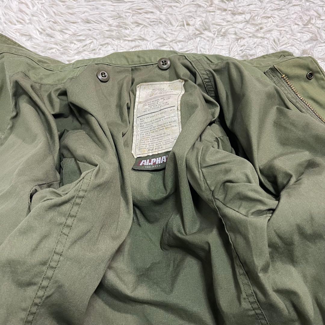 ALPHA アルファ　80s M-65 フィールドジャケット　オリーブ　カーキ