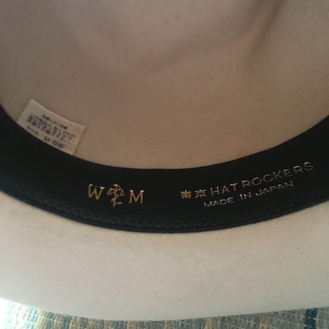 #wackomariaベージュウールフェルトハット#帽子