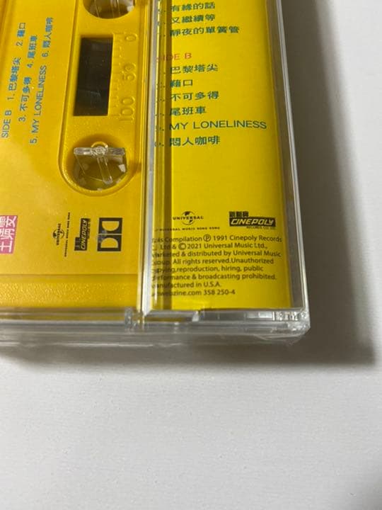 新品カセット　フェイ・ウォン 王菲 王靖文 SHIRLEY ONCE MORE