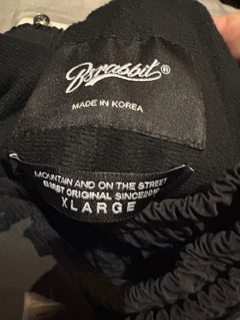 bsrabbit Jブルーフラワー スーパーワイドパンツ