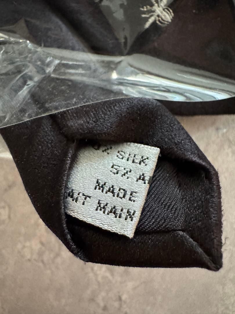 DIOR HOMME Bee ナロータイ ネクタイ イタリア製　蜂　スキニー