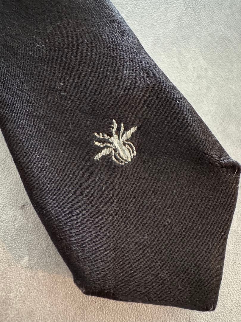 DIOR HOMME Bee ナロータイ ネクタイ イタリア製　蜂　スキニー