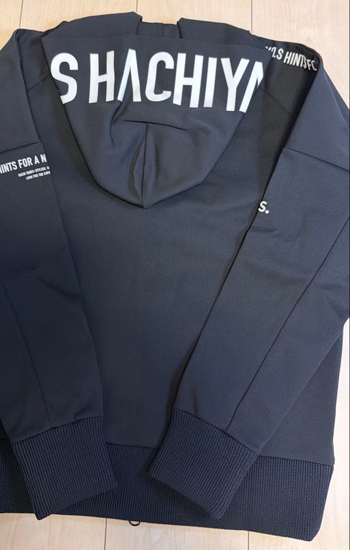 【完売品】8yards Tagline BIG HOODIE パーカー　ブラック