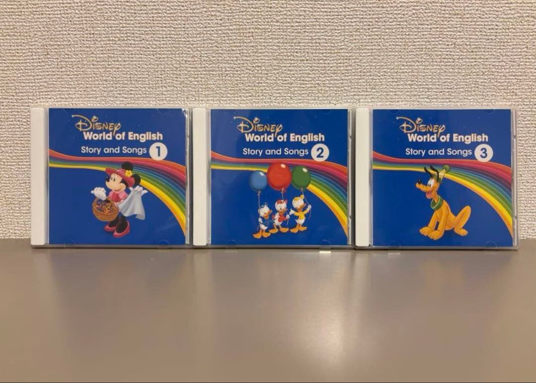 【美品】Disney World of English 絵本12冊とCD