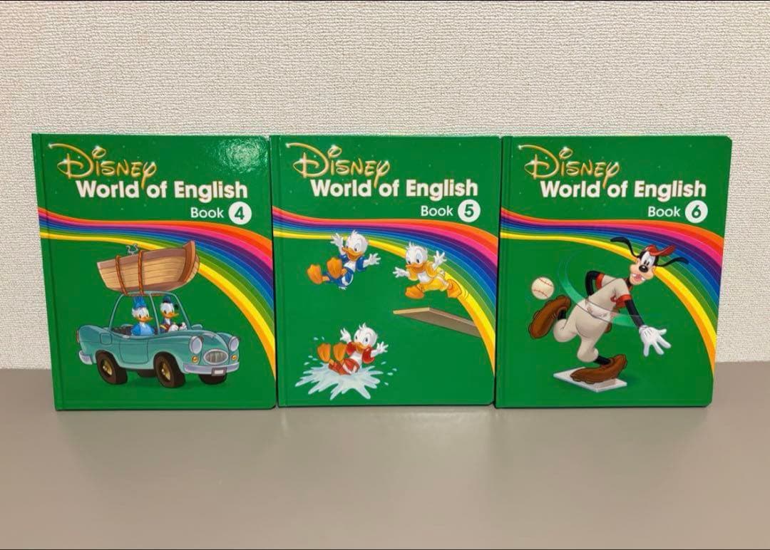 【美品】Disney World of English 絵本12冊とCD