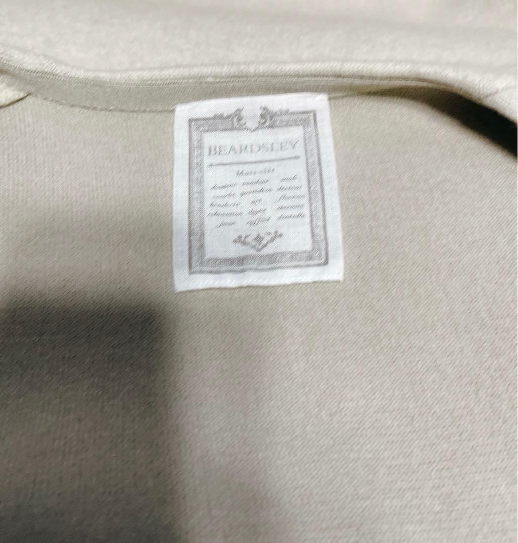 t*a様 ビアズリー✳︎洗えるニットコート✳︎アイボリー✳︎BEARDSLEY✳