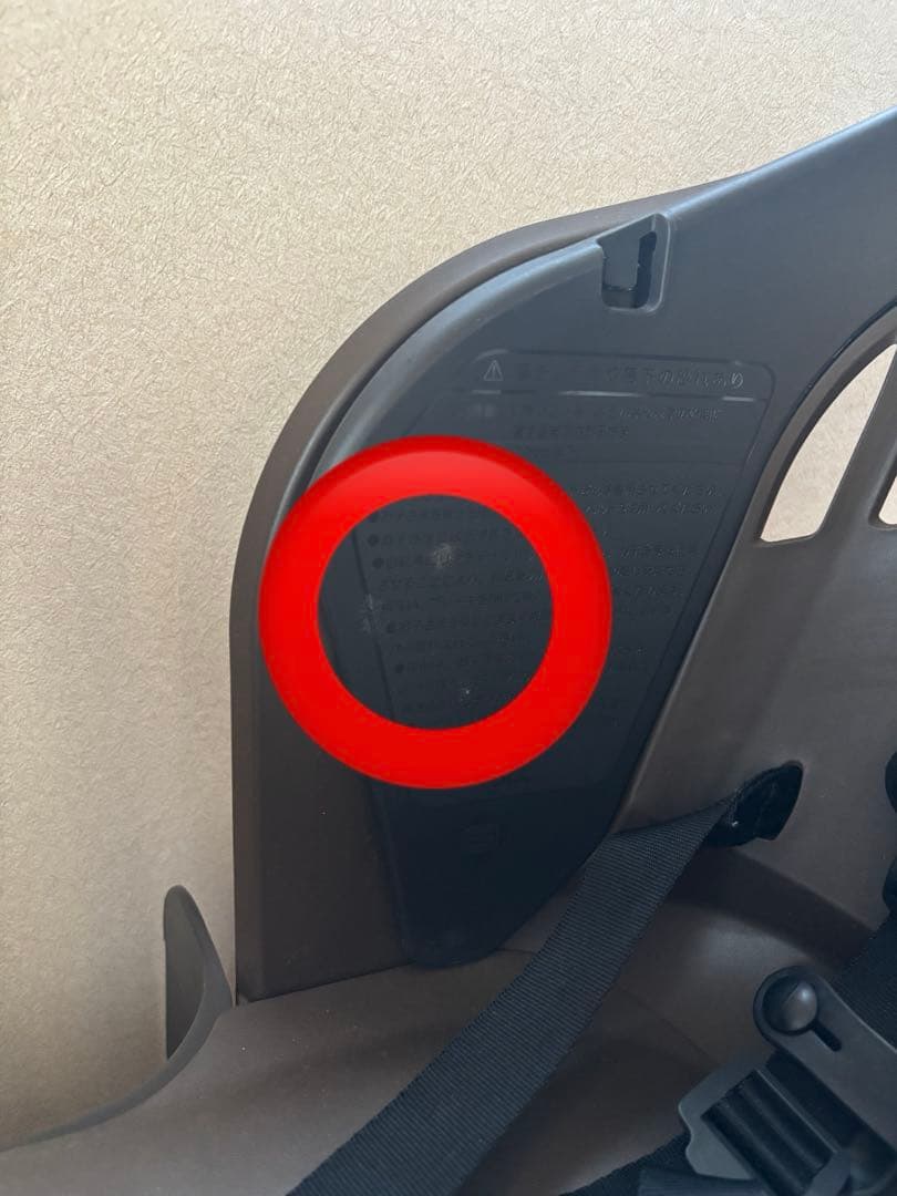 ヘッドレスト付リヤキッズシート　ポポラモア　OGK ブラウン チャイルドシート