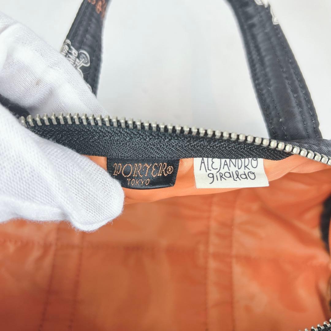 【ほぼ未使用】希少Alejandro Giraldo x PORTER ボストン