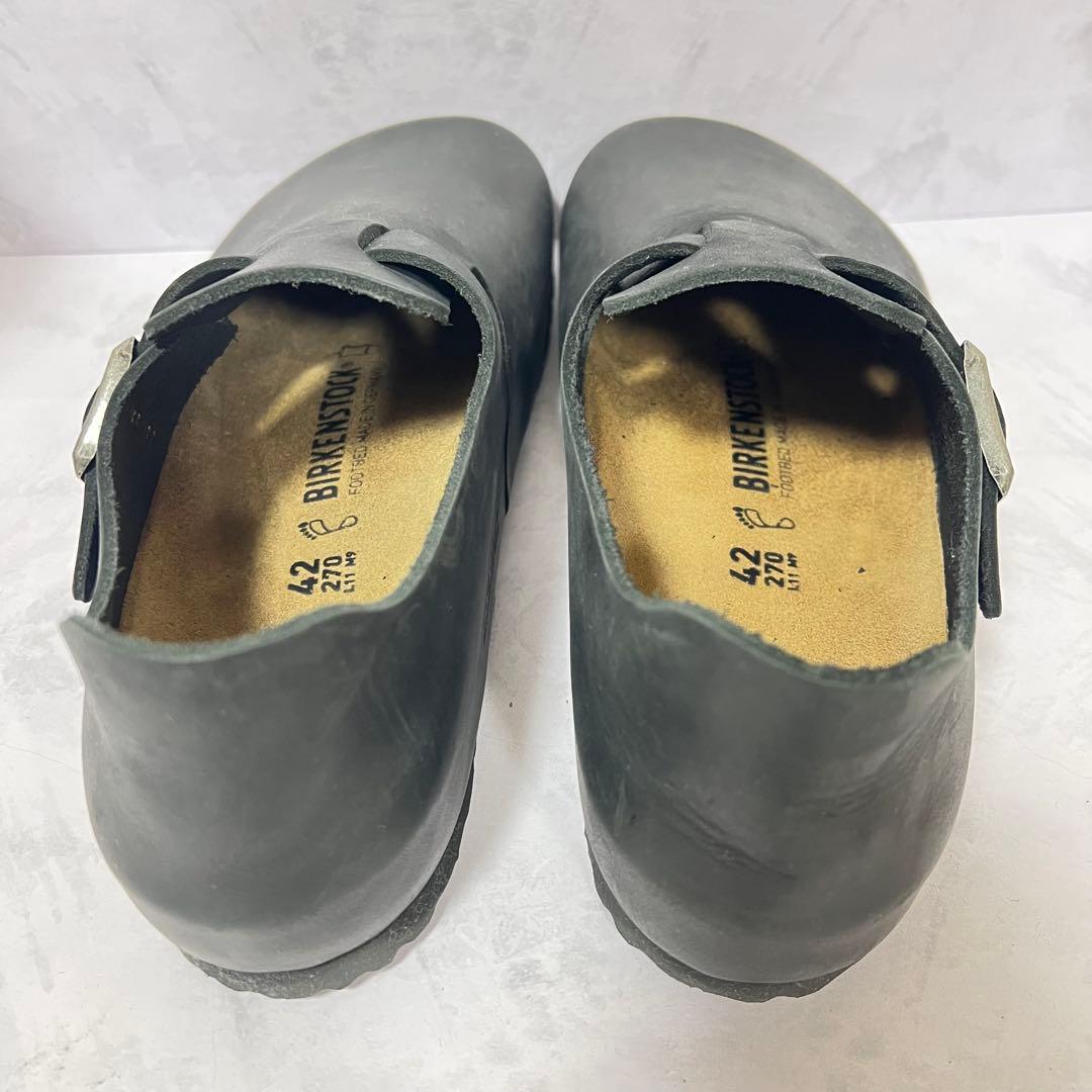 ❣️美品❣️ビルケンストック ロンドン オイルドレザー 黒 42 27cm