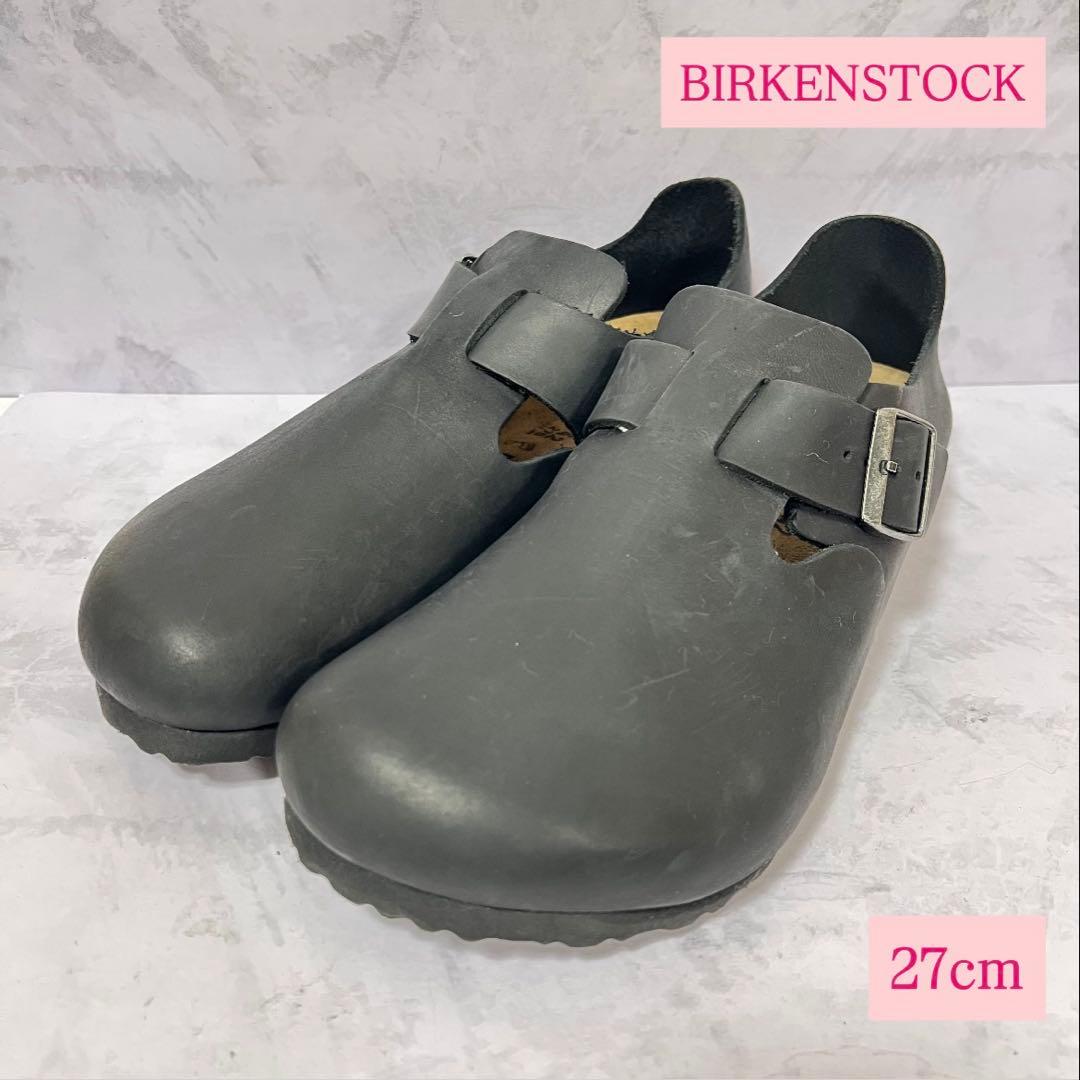 ❣️美品❣️ビルケンストック ロンドン オイルドレザー 黒 42 27cm