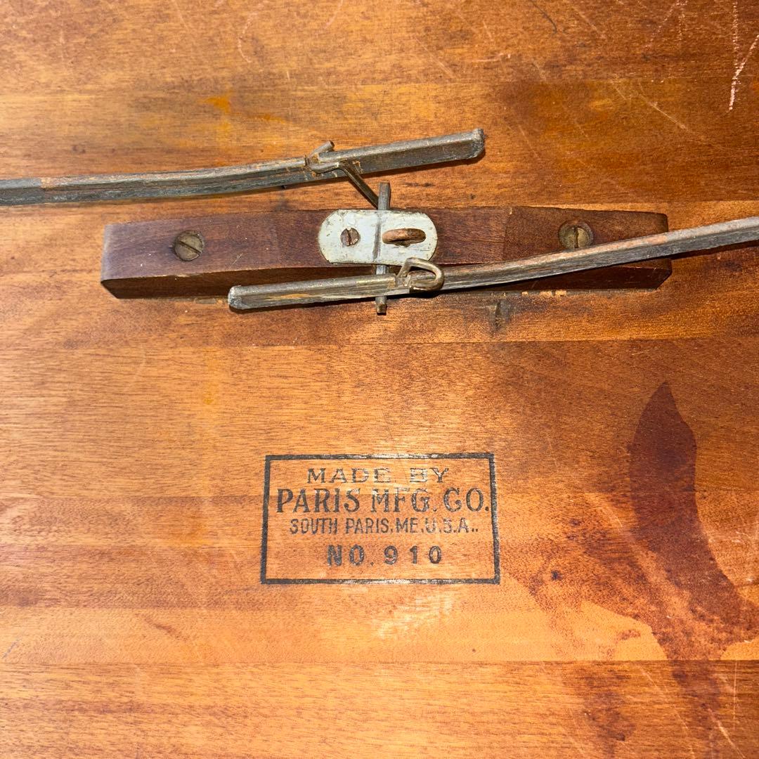 アンティーク木製センターテーブル メジャー付き