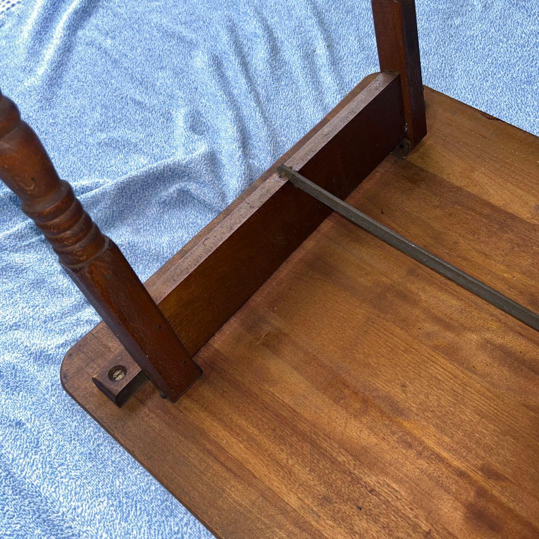 アンティーク木製センターテーブル メジャー付き