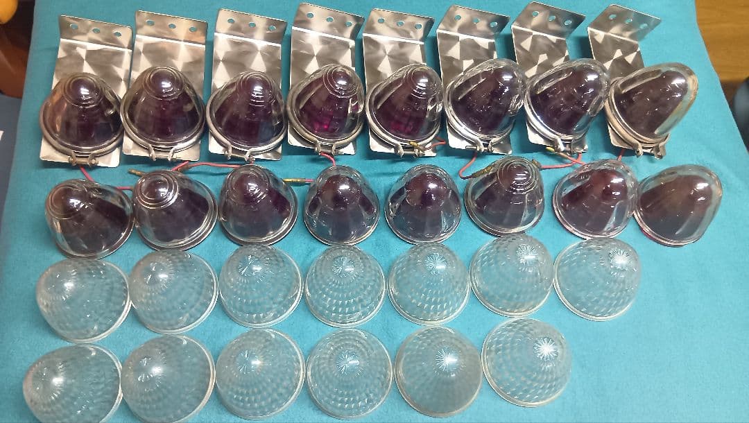 h*様 サイドマーカー★鱗ステー付き★デコトラ★おまけ付き