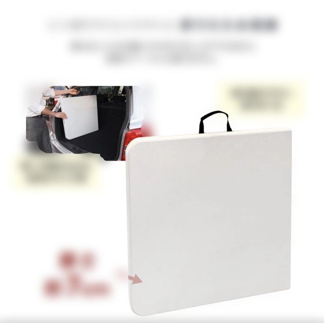 折りたたみ 120cm 多目的 アウトドアテーブル レジン　海　波