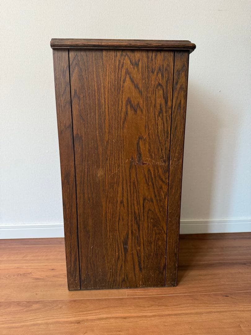 【中古】 秋山木工 職人堅木 ブラウン 引き出し