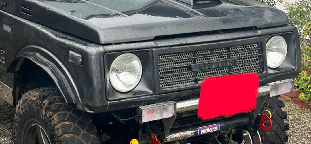 LANA　ジムニーJA11ステンレス製フロント・リアバンパー