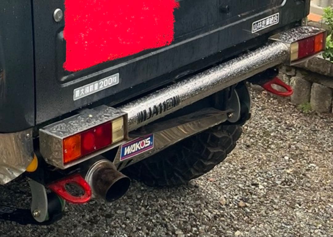 LANA　ジムニーJA11ステンレス製フロント・リアバンパー