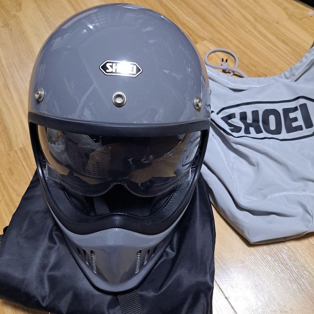 SHOEI EX-ZERO Mサイズ　バサルトグレー　NO-BUDZゴーグル付き