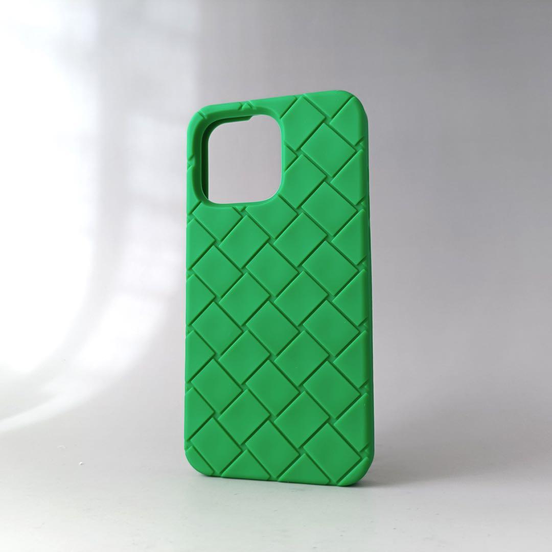 ボッテガヴェネタ iPhone14 PRO MAX シリコンケース パラキート