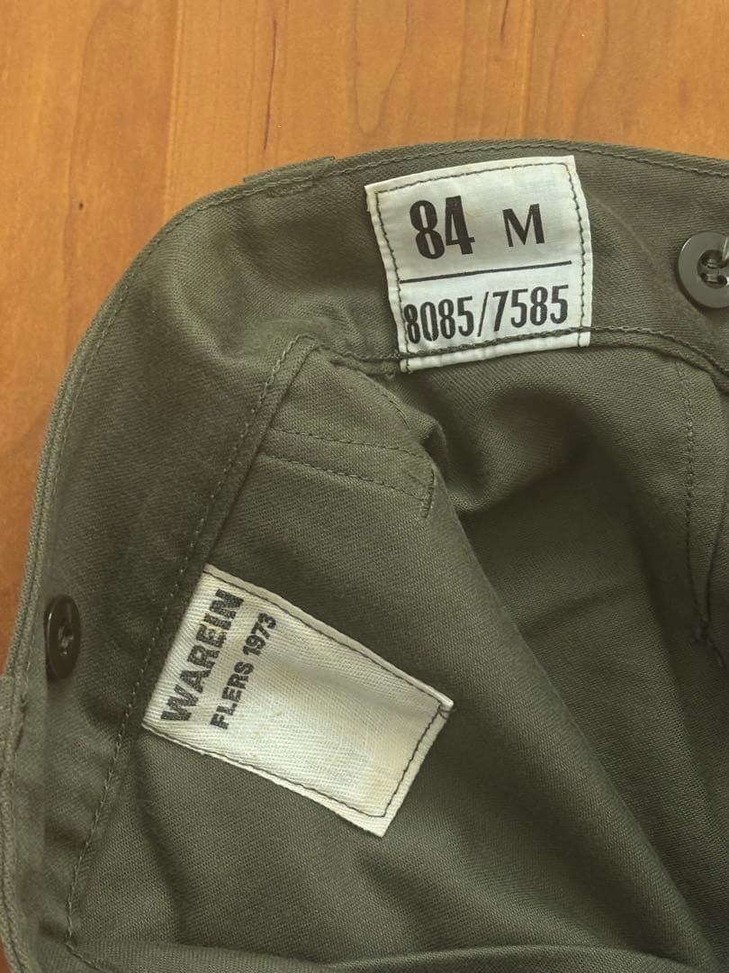 実物　フランス軍M-64カーゴパンツ 《デッドストック》