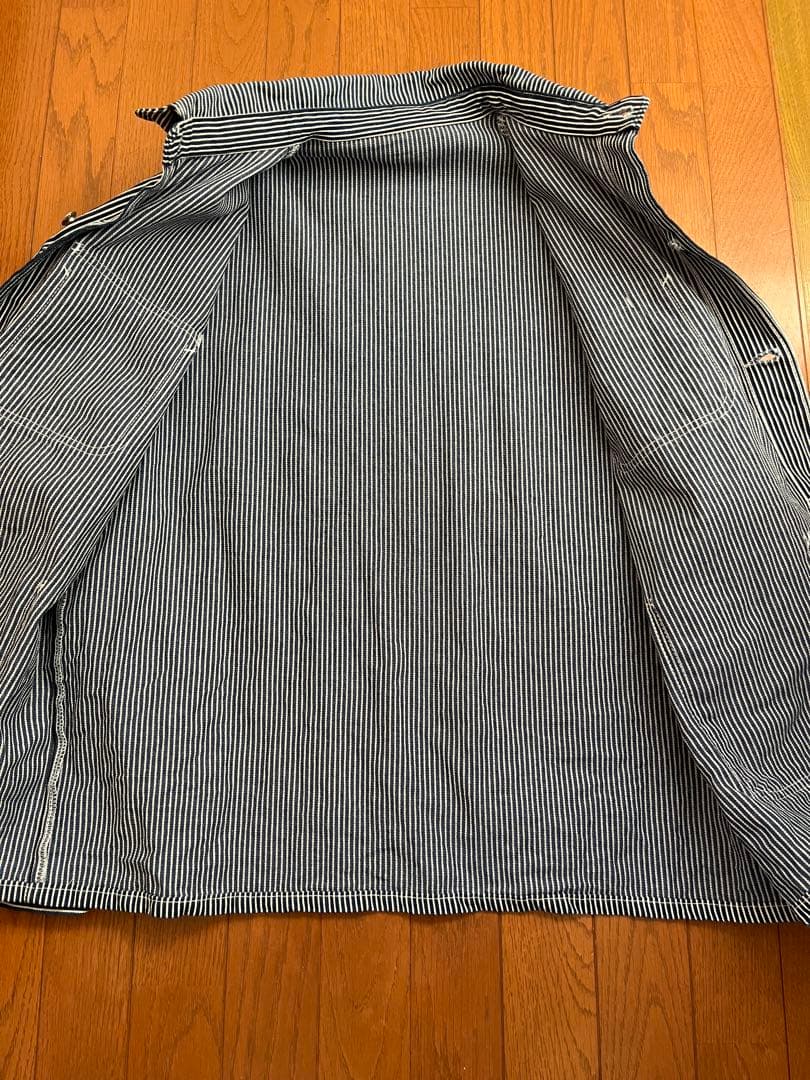 POINTER BRAND ヒッコリーストライプカバーオール　L USA製