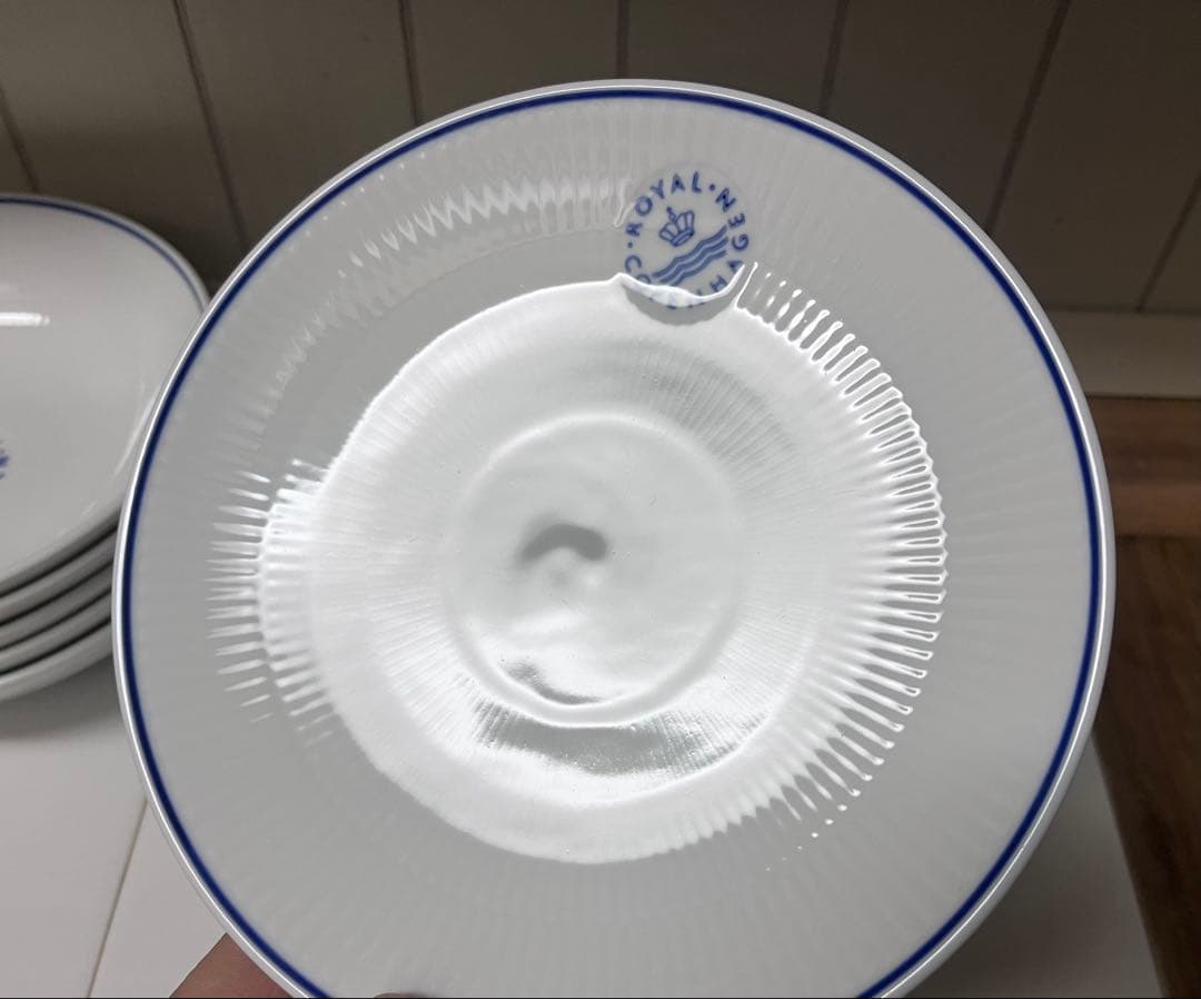 ブルーライン　クーププレート　19cm　5枚