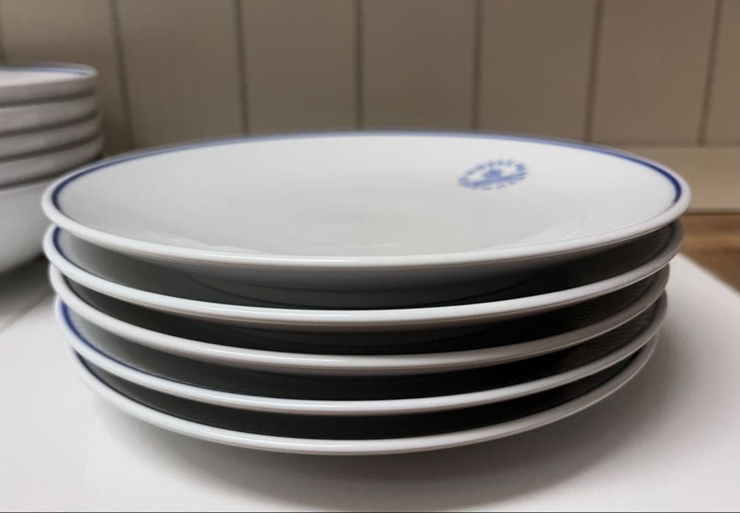 ブルーライン　クーププレート　19cm　5枚