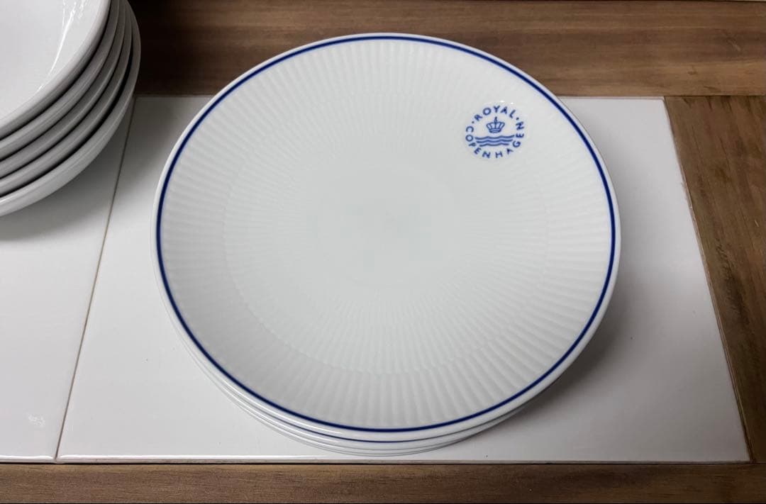 ブルーライン　クーププレート　19cm　5枚