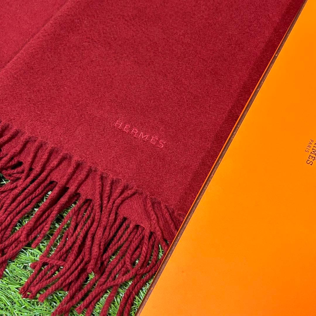 HERMES エルメス カシミヤ カシミア マフラー