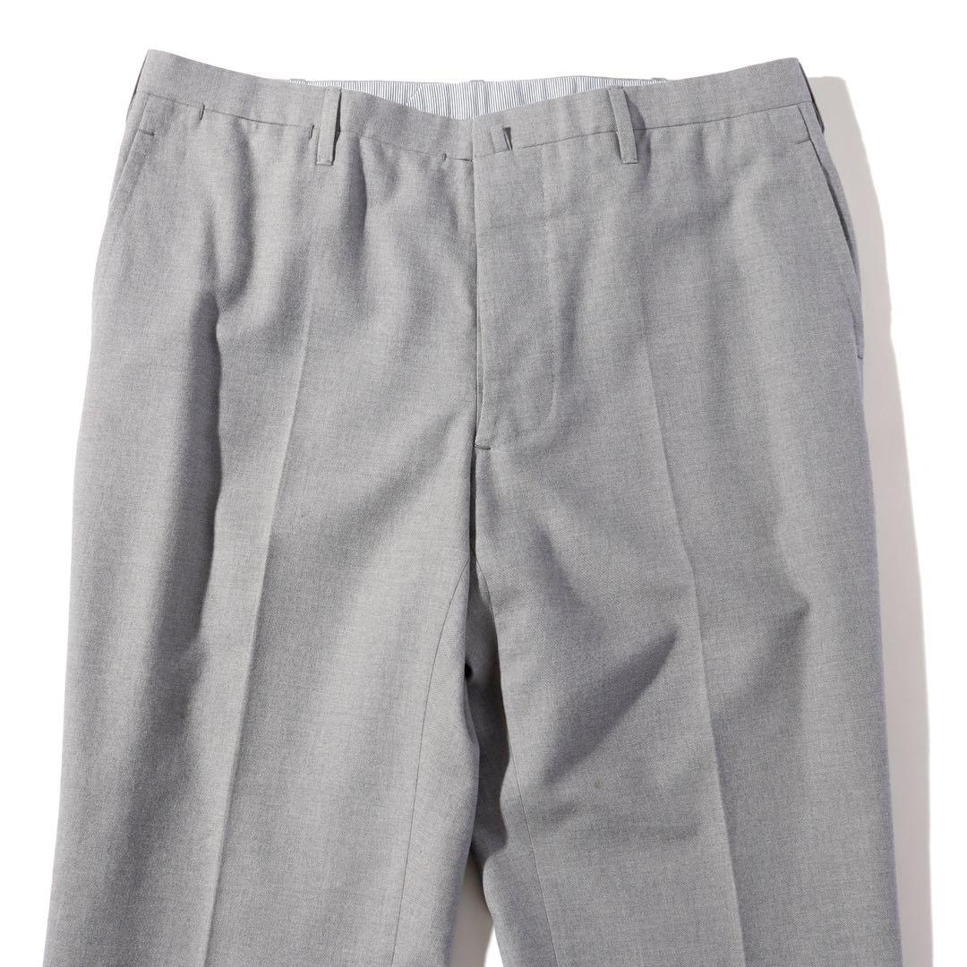 サルトリア チッチオ パンツ スラックス ボタンフライ ライトグレー XL相当