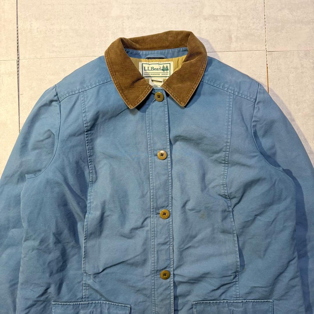 L.L.BEAN フィールドコート ハンティングジャケット 襟コーデュロイ 中綿