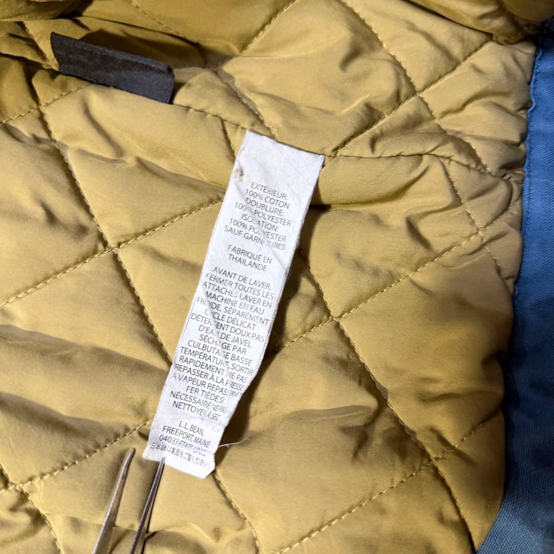 L.L.BEAN フィールドコート ハンティングジャケット 襟コーデュロイ 中綿