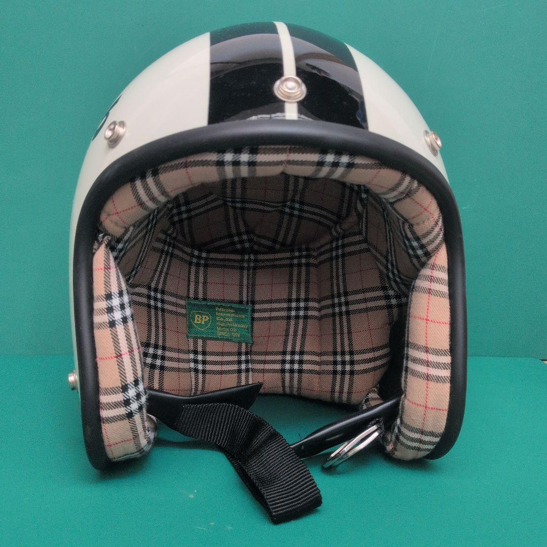 BP 70's HELMET ビンテージ　ホワイト/ブラック DAMMTRAX製