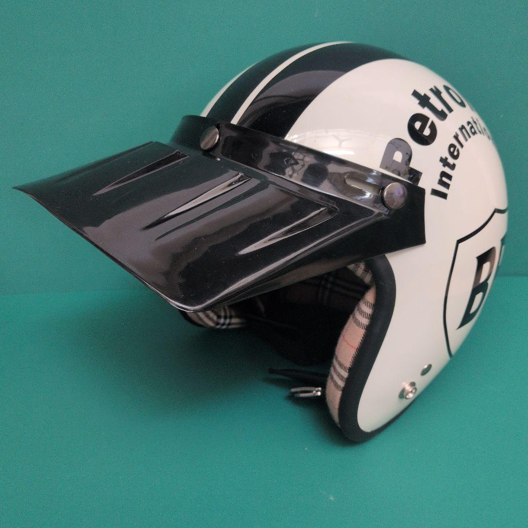 BP 70's HELMET ビンテージ　ホワイト/ブラック DAMMTRAX製
