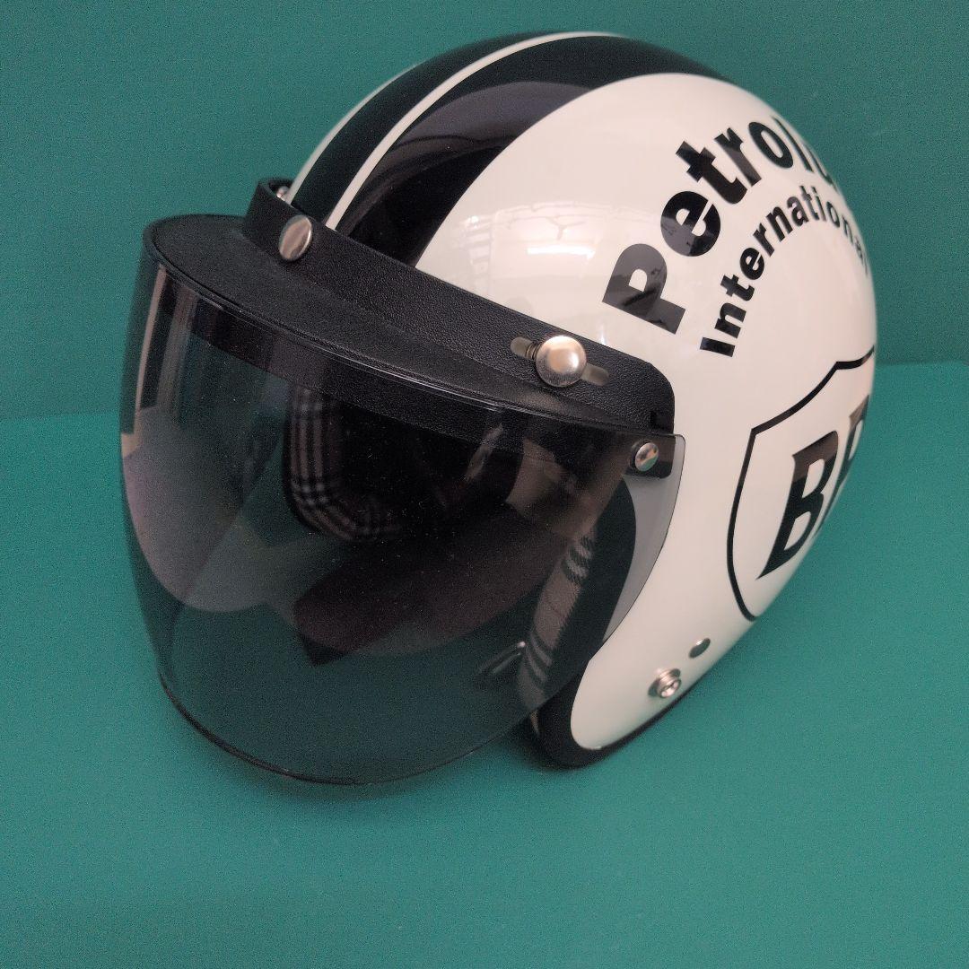 BP 70's HELMET ビンテージ　ホワイト/ブラック DAMMTRAX製