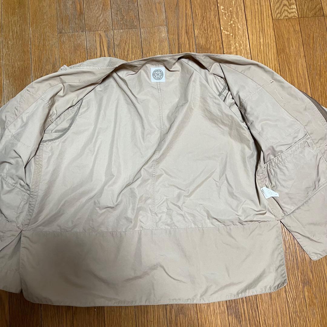 美品　Porter Classic ノーカラージャケット L ベージュ