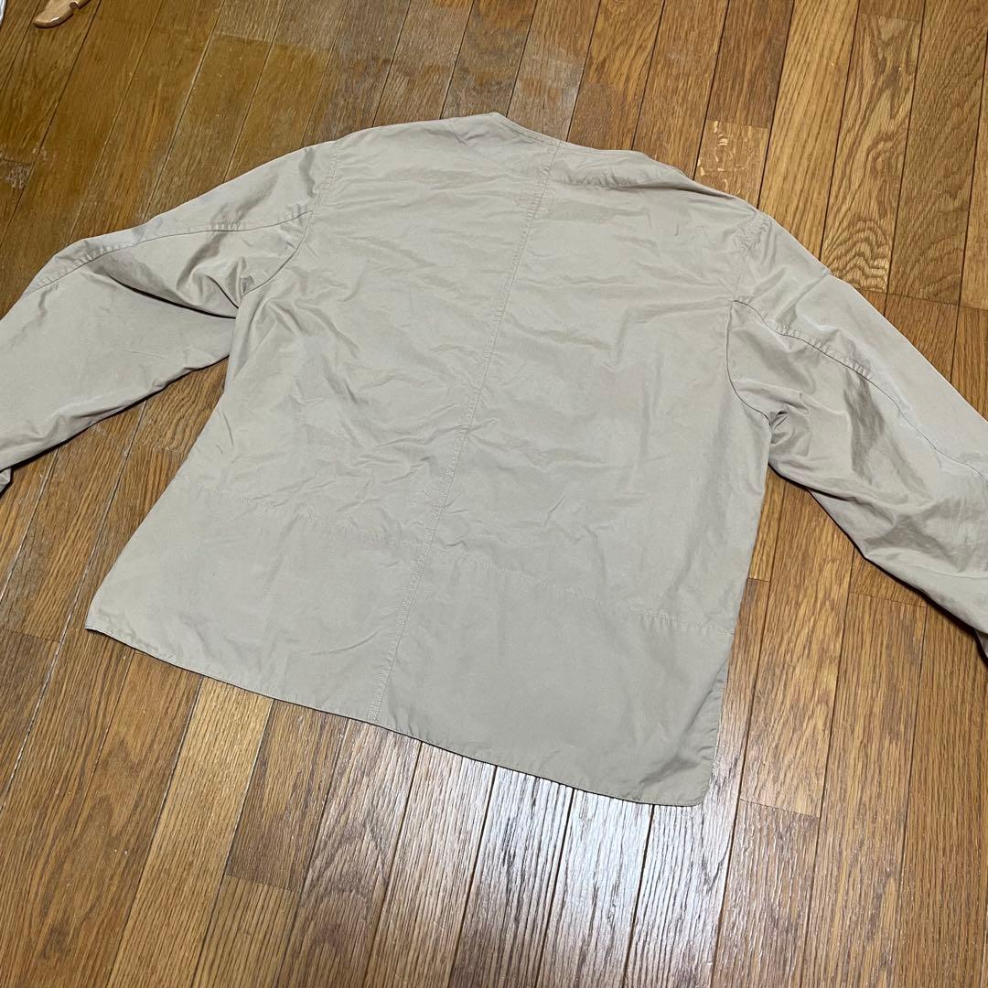 美品　Porter Classic ノーカラージャケット L ベージュ