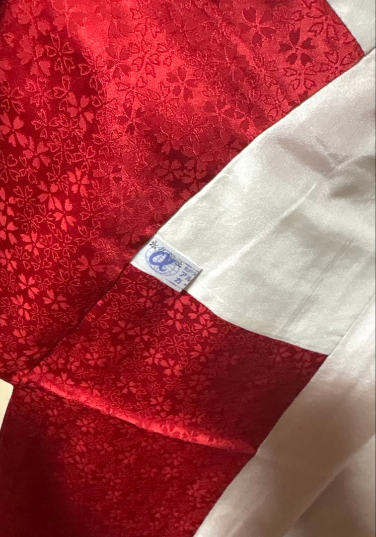 aigoozhujie 赤 桜 牡丹 熨斗 振袖 身丈158