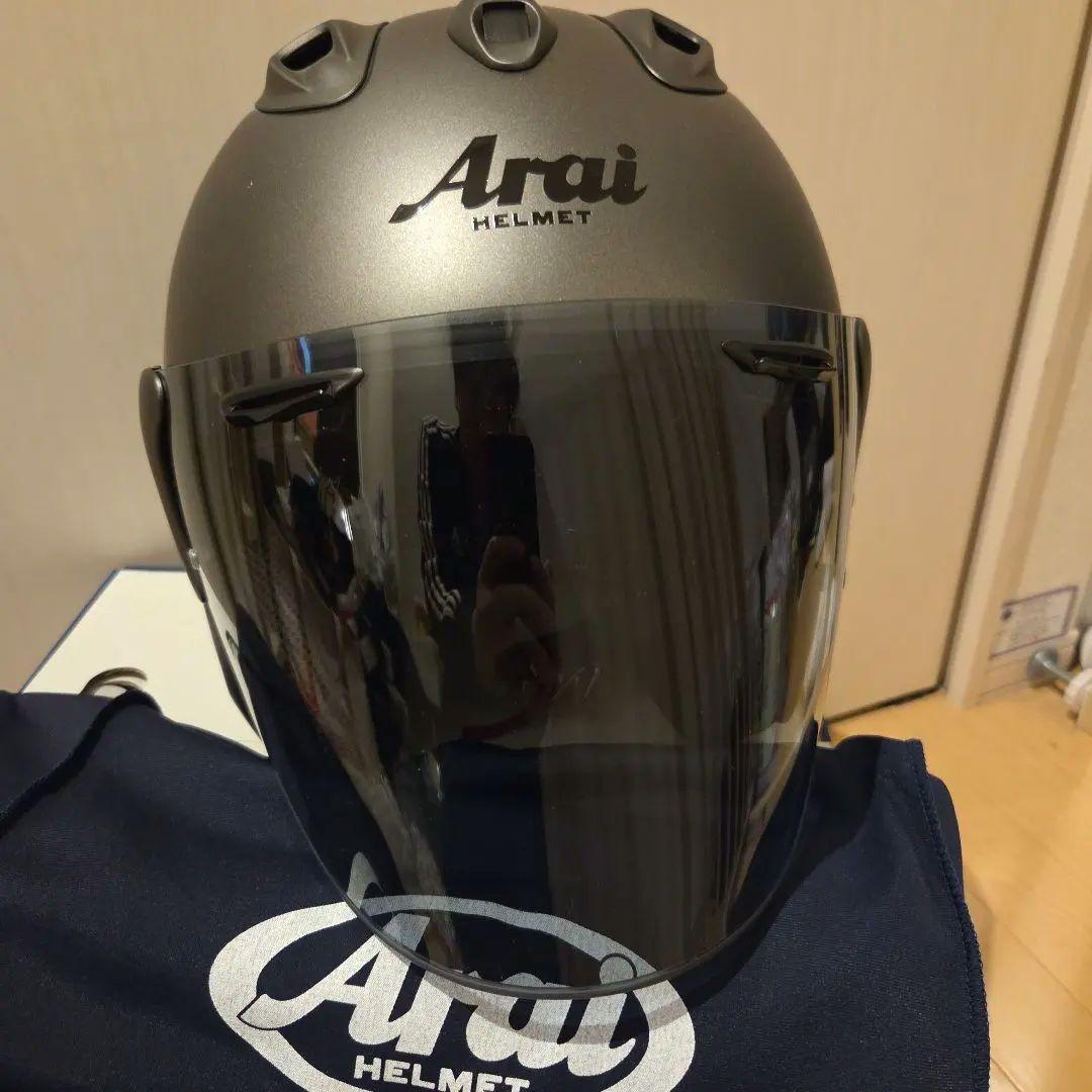 Arai アライVZ-RAM　MGグレー　XL　イヤーカップ新品付き