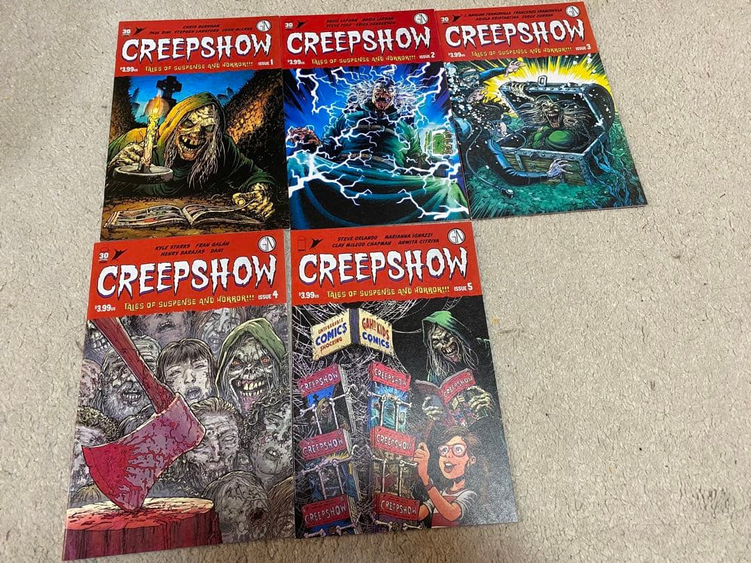 Creepshow Volume 1 #1-5 アメコミ全巻セット