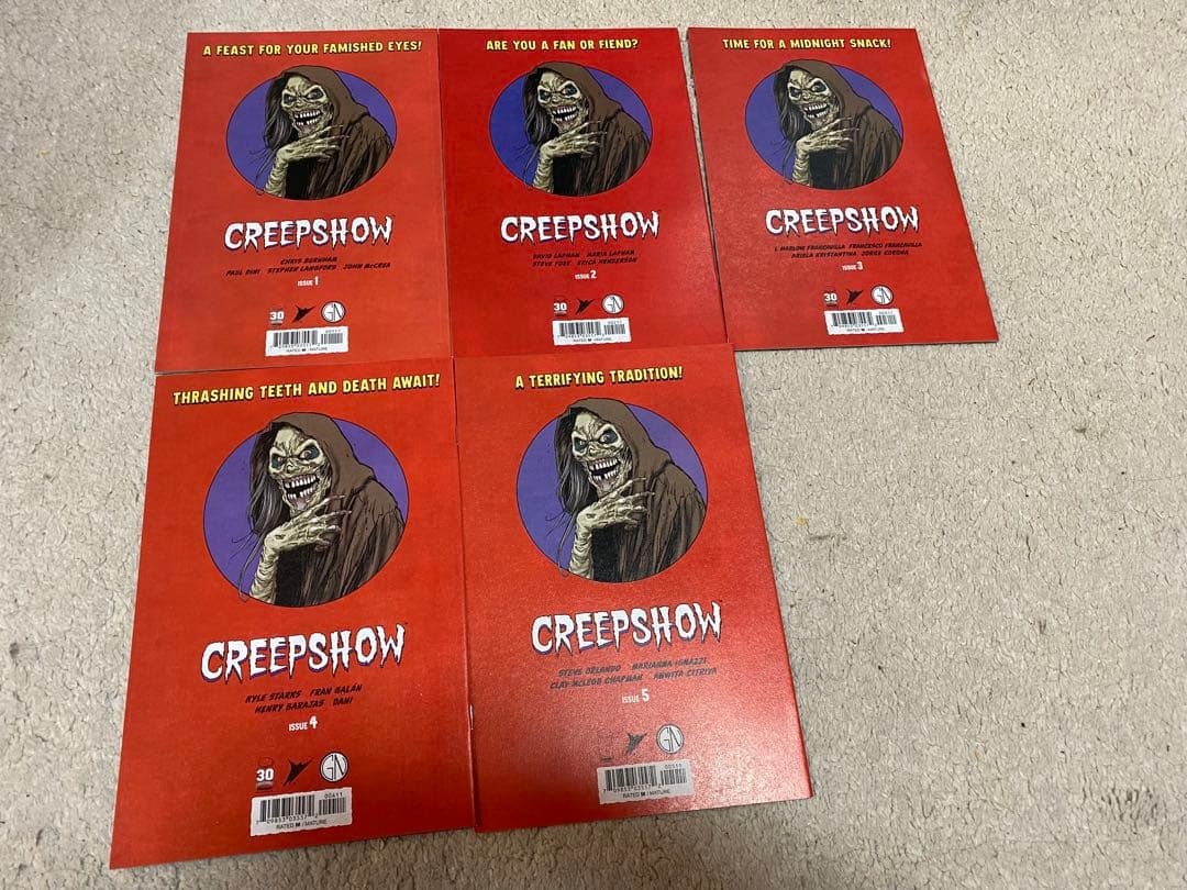 Creepshow Volume 1 #1-5 アメコミ全巻セット