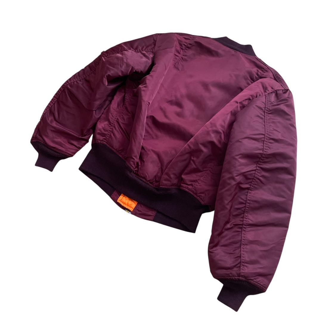 極美品 90s ビンテージ ALPHA MA-1 USA製 size M 短丈