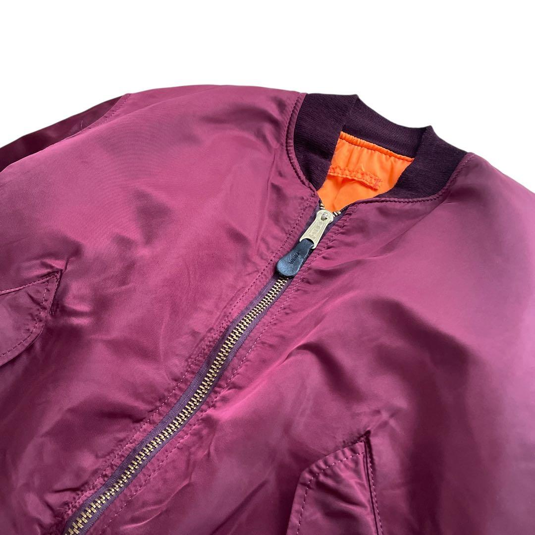 極美品 90s ビンテージ ALPHA MA-1 USA製 size M 短丈